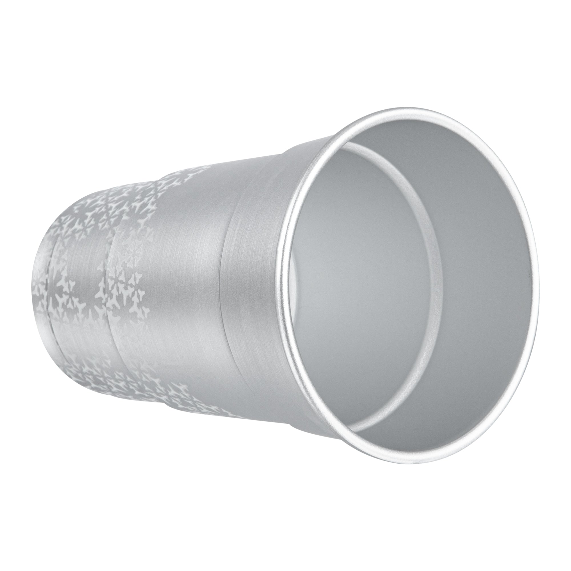 Saving Nature 16 oz Aluminum Color Changing Drinking Cup - 3 1/2'' x 3 1/2'' x 5'' - 4 count box