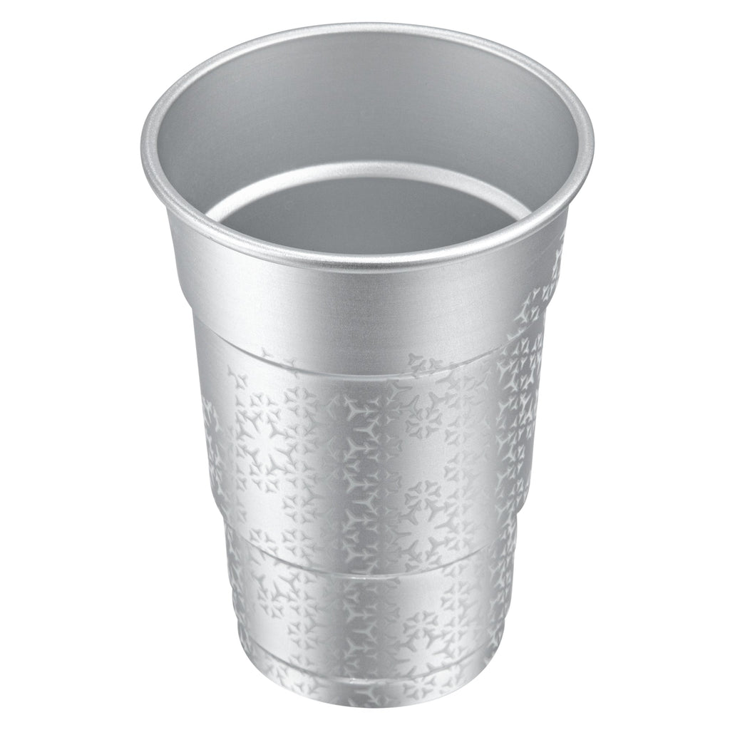 Saving Nature 16 oz Aluminum Color Changing Drinking Cup - 3 1/2'' x 3 1/2'' x 5'' - 48 count box