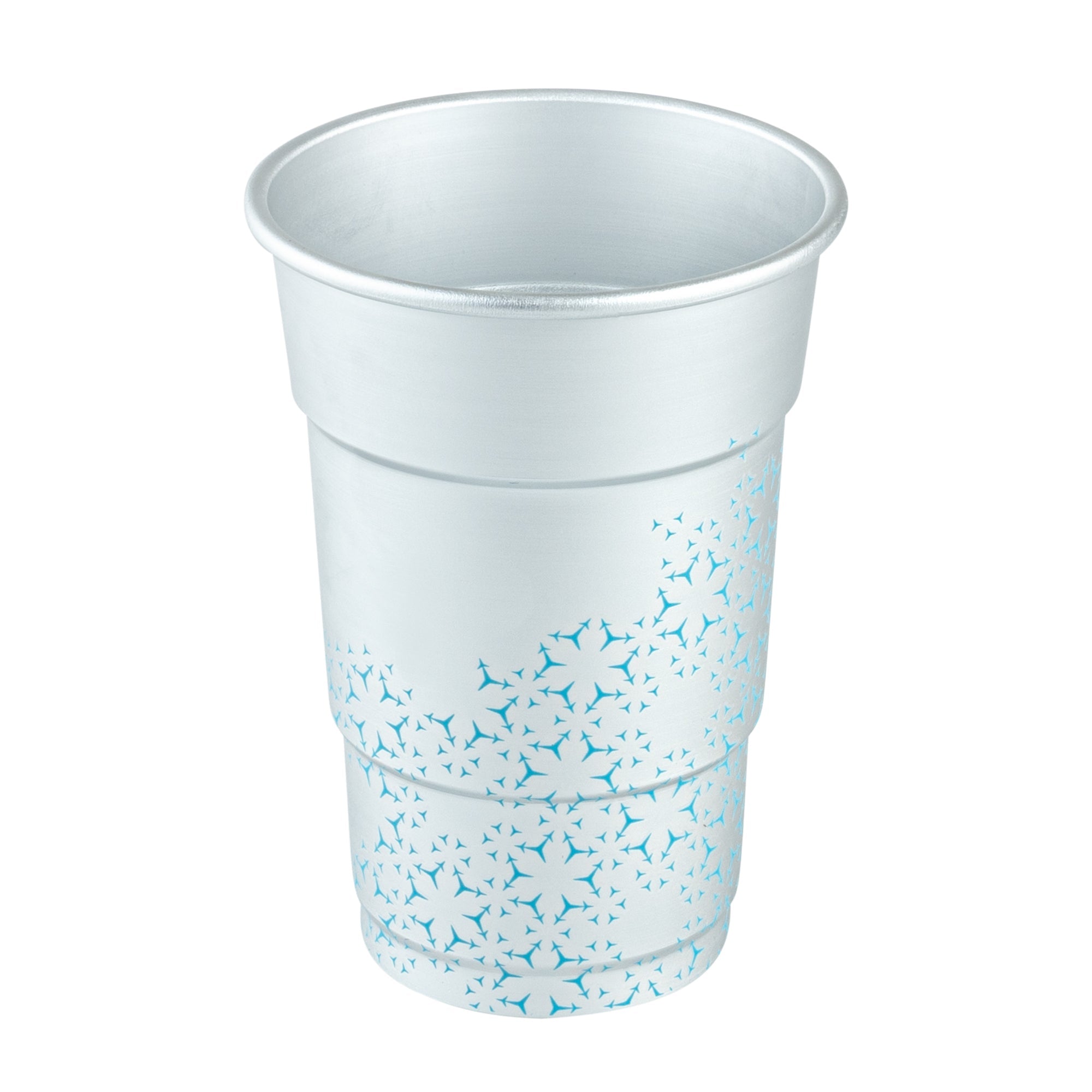 Saving Nature 16 oz Aluminum Color Changing Drinking Cup - 3 1/2'' x 3 1/2'' x 5'' - 48 count box