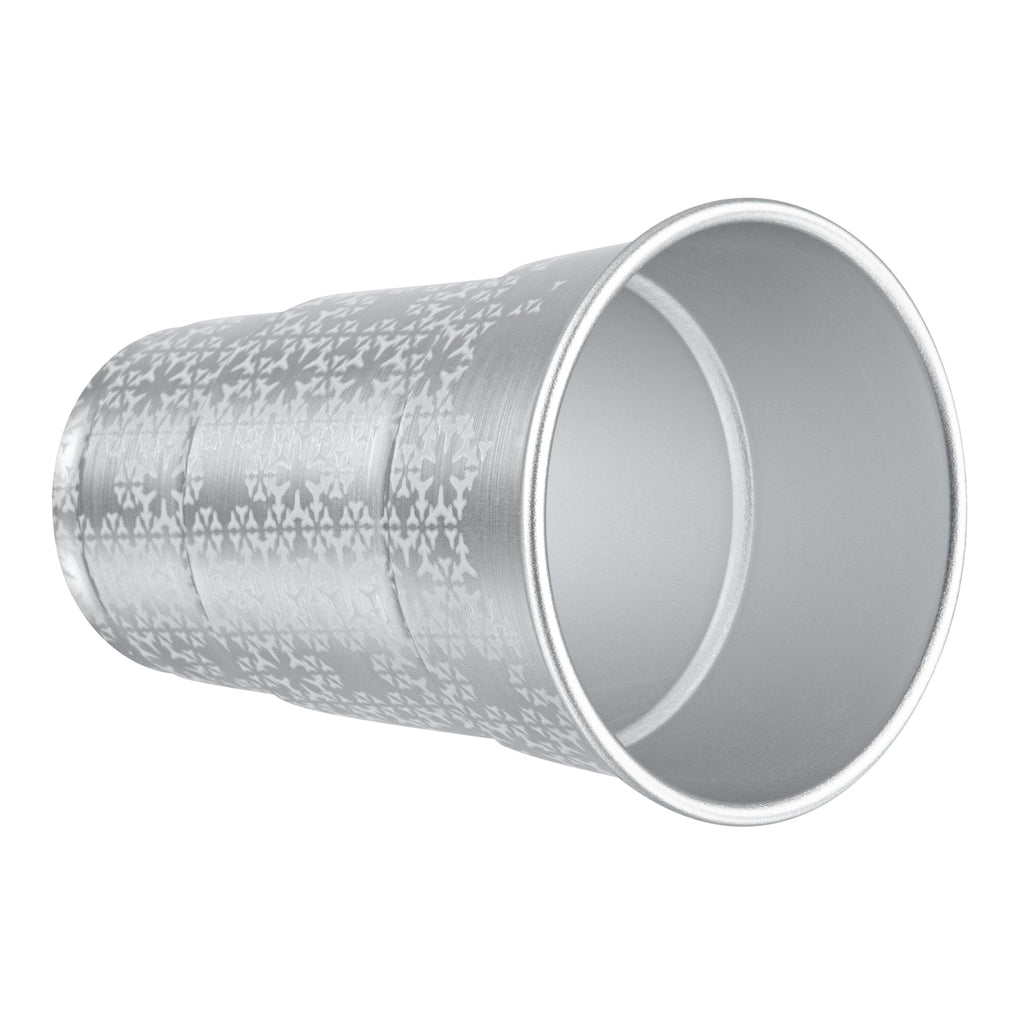 Saving Nature 20 oz Aluminum Color Changing Drinking Cup - 3 1/2'' x 3 1/2'' x 5 1/2'' - 4 count box
