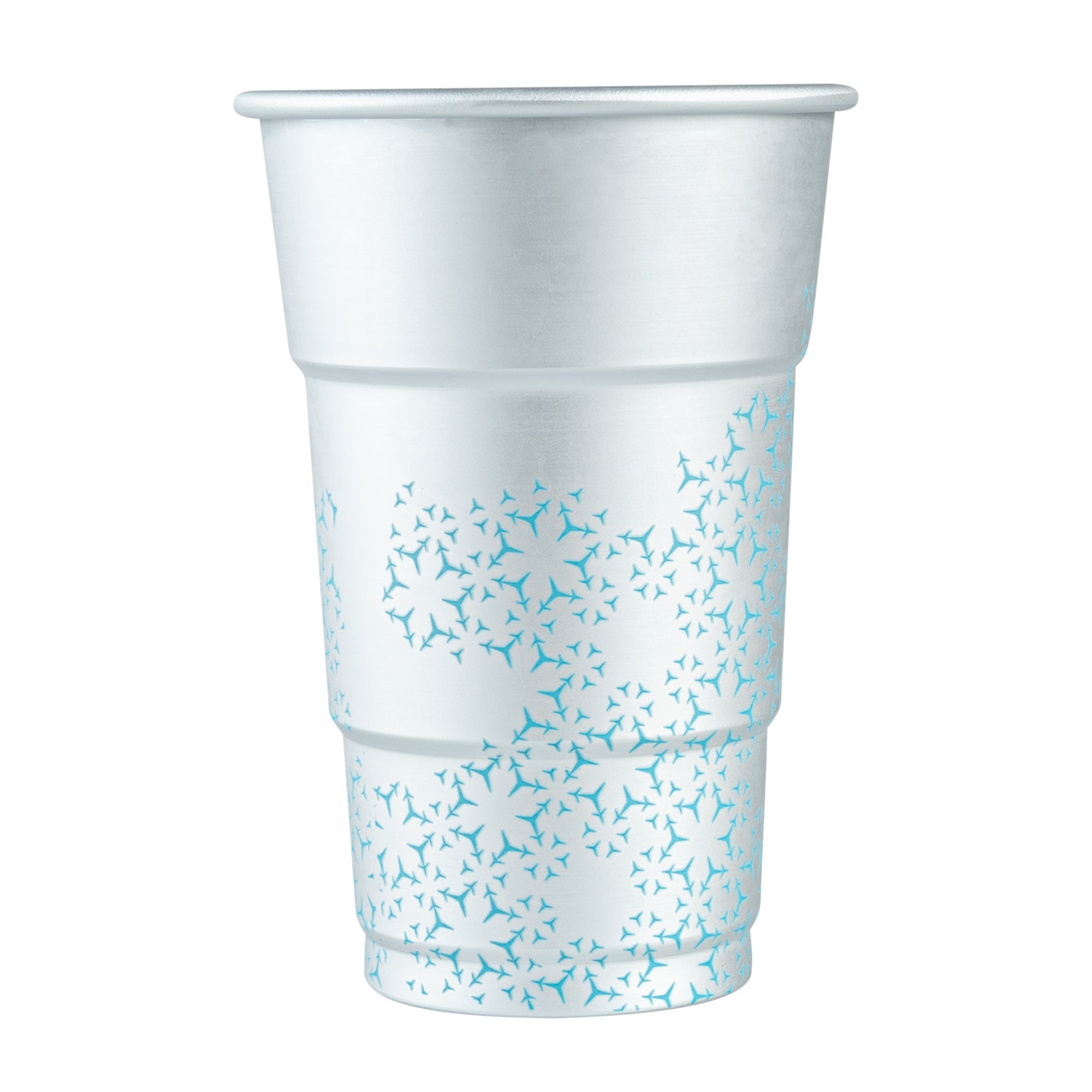 Saving Nature 20 oz Aluminum Color Changing Drinking Cup - 3 1/2'' x 3 1/2'' x 5 1/2'' - 4 count box