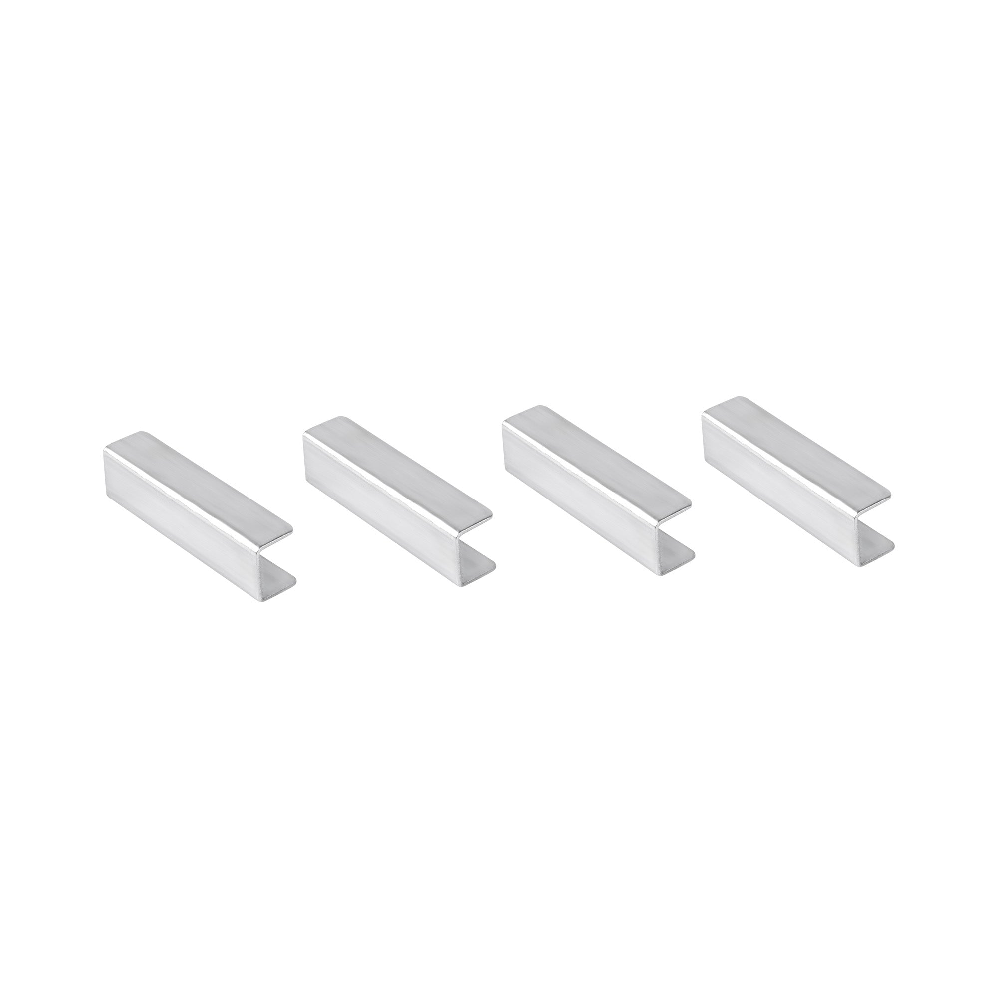 Met Lux Stainless Steel Connector Clip - For Condiment Bin Stand - 4 count box