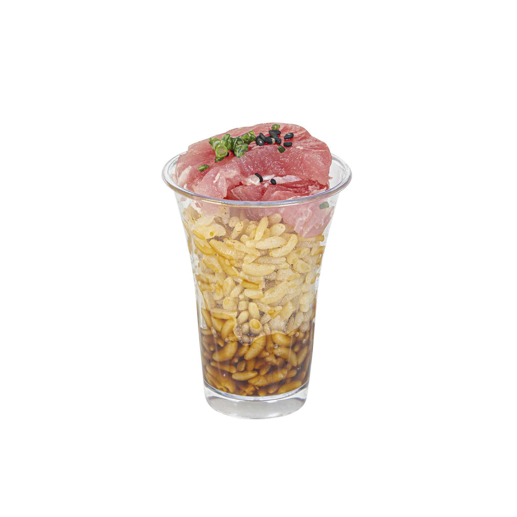 Mini Serve 2 oz Round Clear Plastic Mini Trumpet Cup - 2" x 2" x 2 1/2" - 100 count box