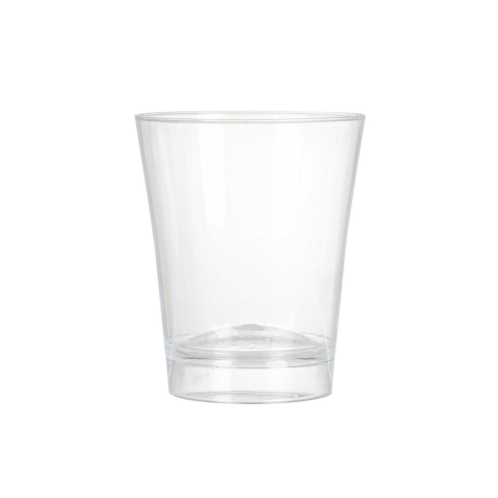 Mini Serve 3 oz Round Clear Plastic Mini Parfait Glass - 2" x 2" x 2 1/4" - 20 count box