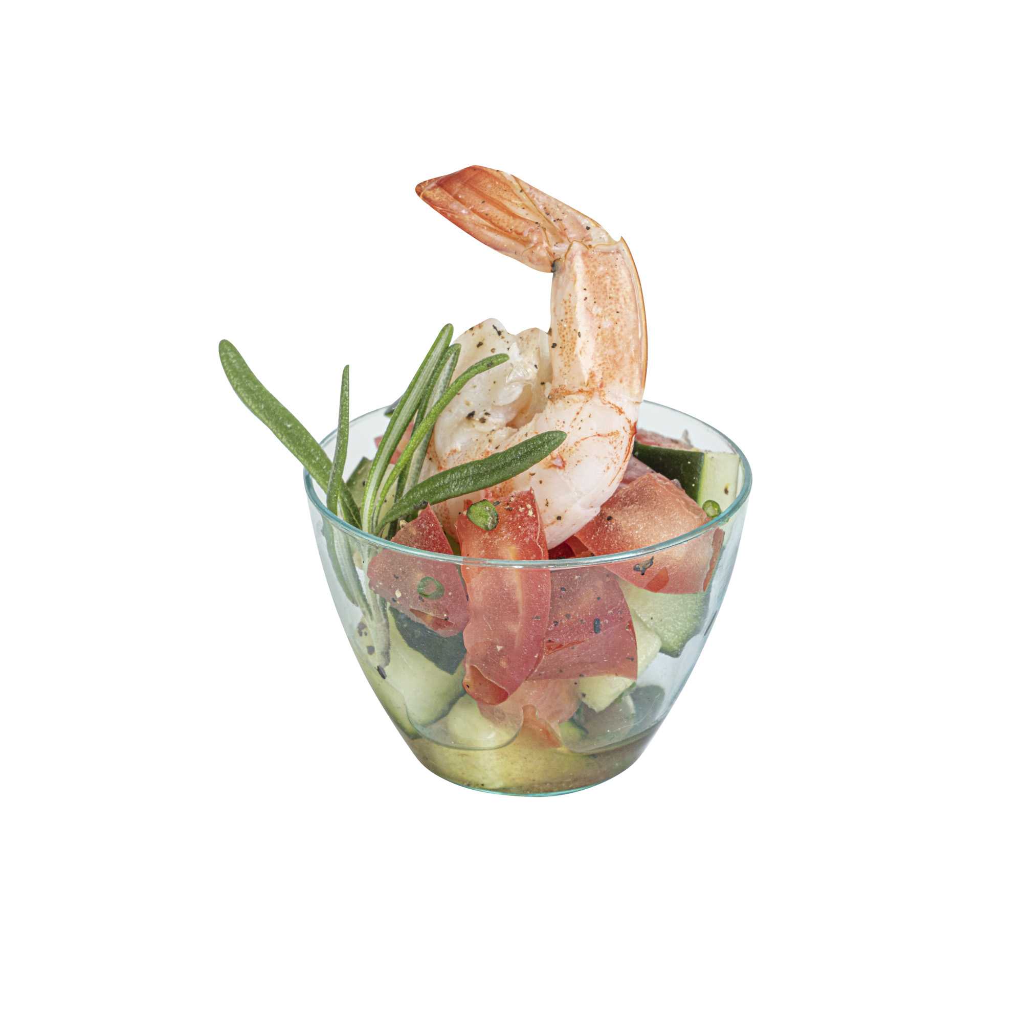 Mini Serve 3 oz Round Seagreen Plastic Mini Tasting Bowl - 2" x 2" x 1 1/2" - 20 count box