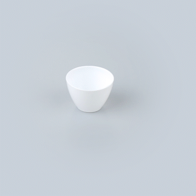 Mini Serve 2 oz Round White Plastic Mini Tasting Bowl - 2" x 2" x 1 1/2" - 20 count box