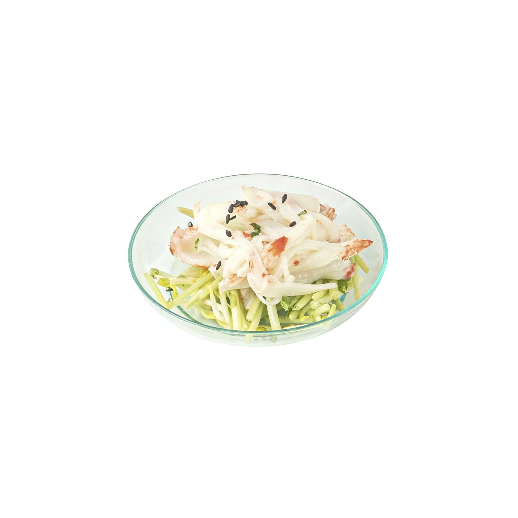 Mini Serve Round Seagreen Plastic Mini Rotondo Plate - 3 1/4" x 3 1/4" x 3/4" - 100 count box