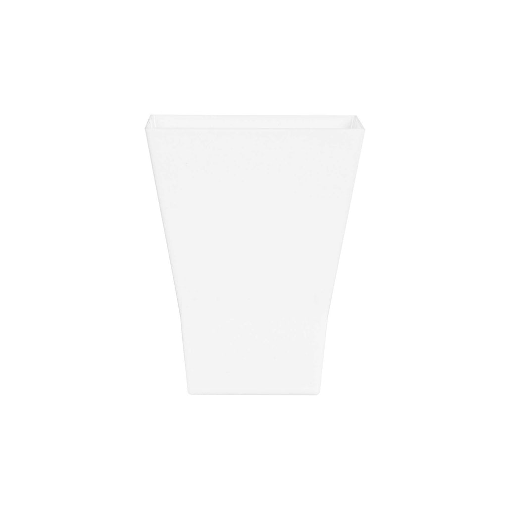 Mini Serve 2 oz Square White Plastic Bonito Cup - 1 3/4" x 1 3/4" x 2 1/4" - 100 count box