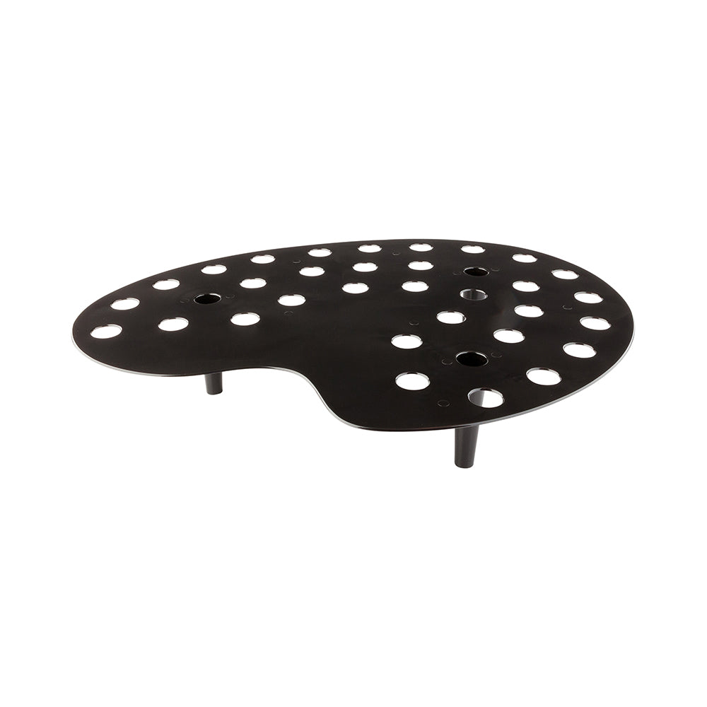 Cone Tek Black Plastic Palette Cone Holder - For Mini Cones, 35 slots - 16" x 13" x 3" - 4 count box