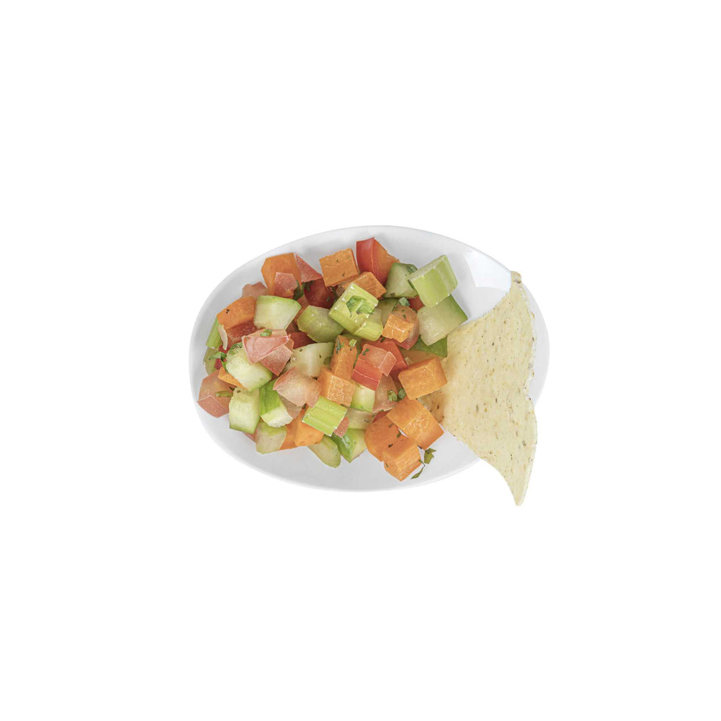 Mini Serve Oval White Plastic Ellipse Dish - 4" x 3" x 1 1/4" - 100 count box