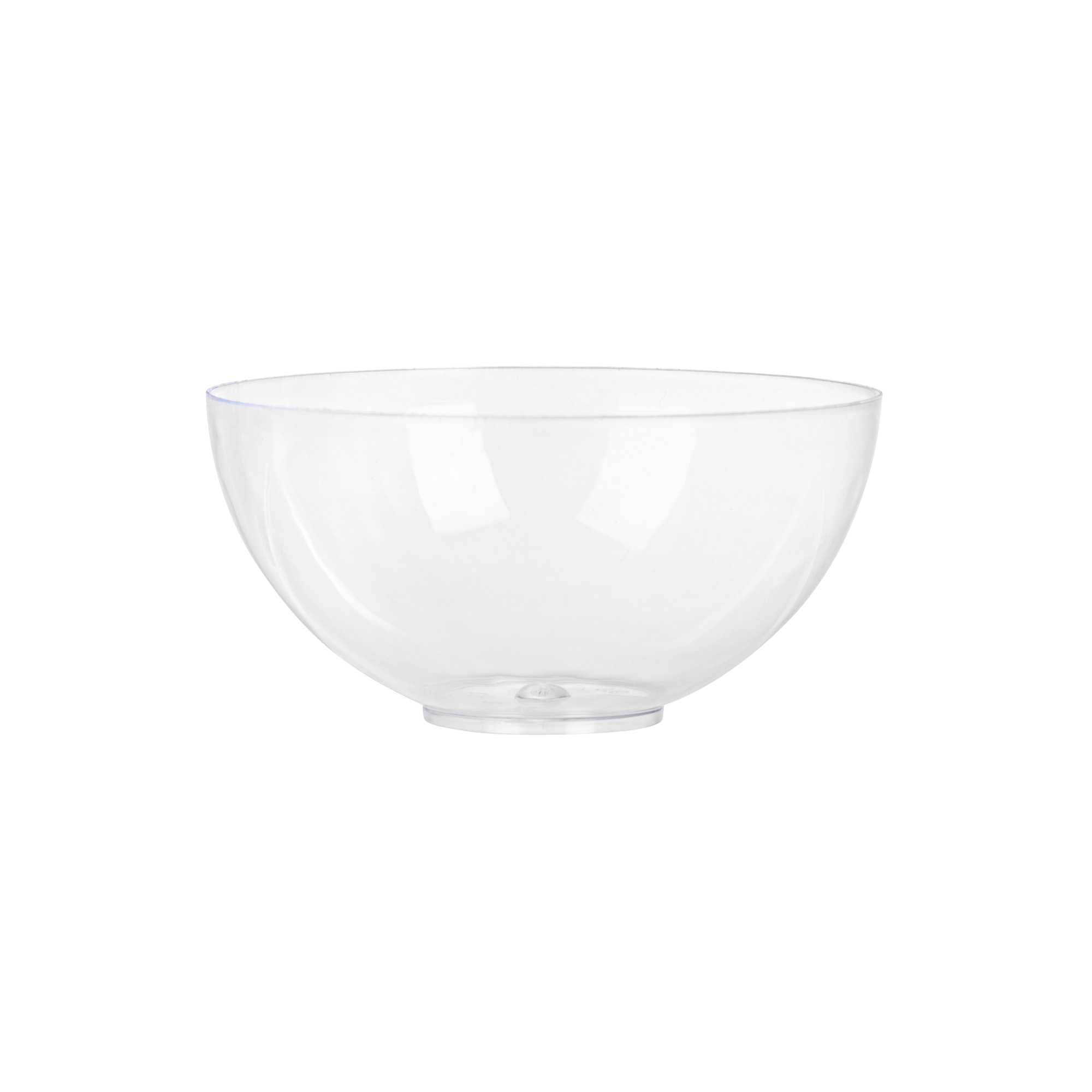 Mini Serve 3 oz Round Clear Plastic Balloon Bowl - 2 1/2" x 2 1/2" x 2 1/2" - 10 count box