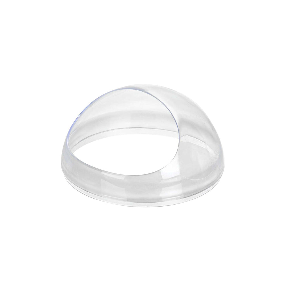 Mini Serve 3 oz Round Clear Plastic Balloon Bowl - 2 1/2" x 2 1/2" x 2 1/2" - 10 count box