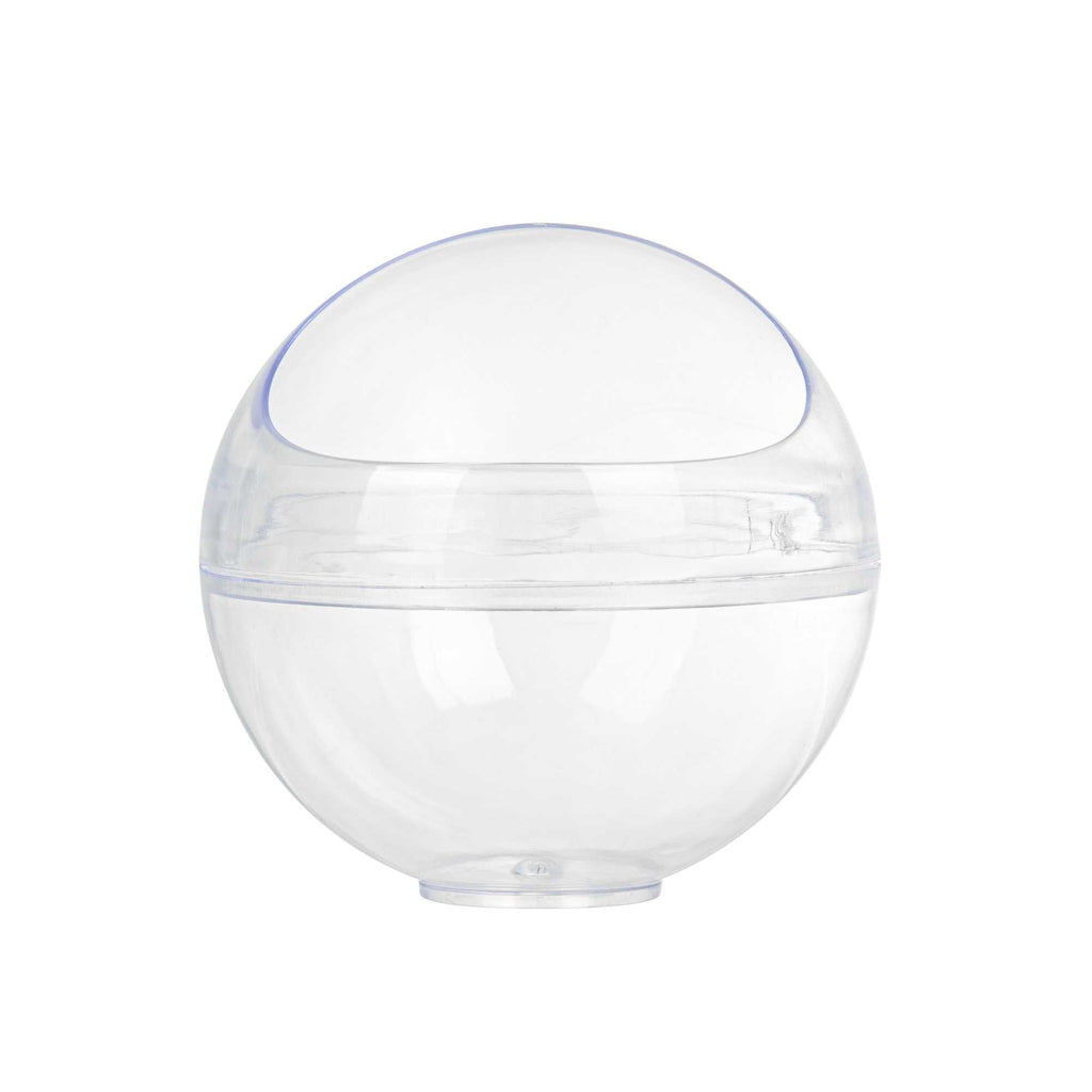 Mini Serve 3 oz Round Clear Plastic Balloon Bowl - 2 1/2" x 2 1/2" x 2 1/2" - 100 count box