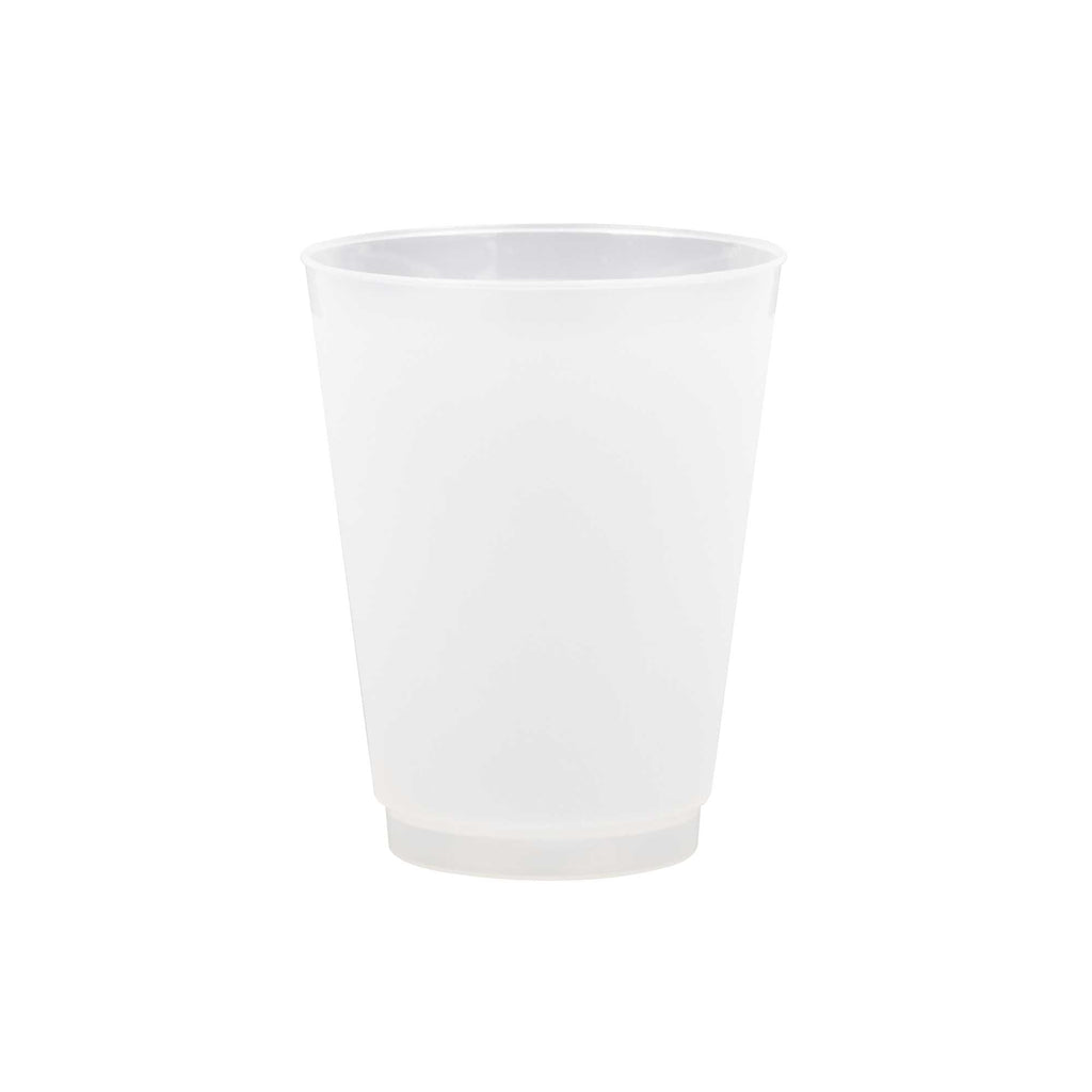 Flexi Grip 16 oz Round Frosted Plastic Cup - 3 1/2" x 3 1/2" x 4 1/2" - 500 count box