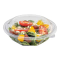 Basic Nature Round Clear PLA Plastic Lid - Fits 12 and 16 oz To Go Bowl, Compostable - 500 count box