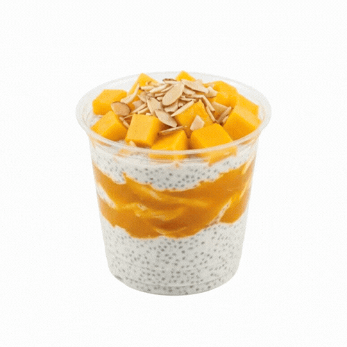 Basic Nature 24 oz Round Clear PLA Plastic To Go Deli Container - Compostable - 4 3/4" x 4 3/4" x 4 1/4" - 500 count box