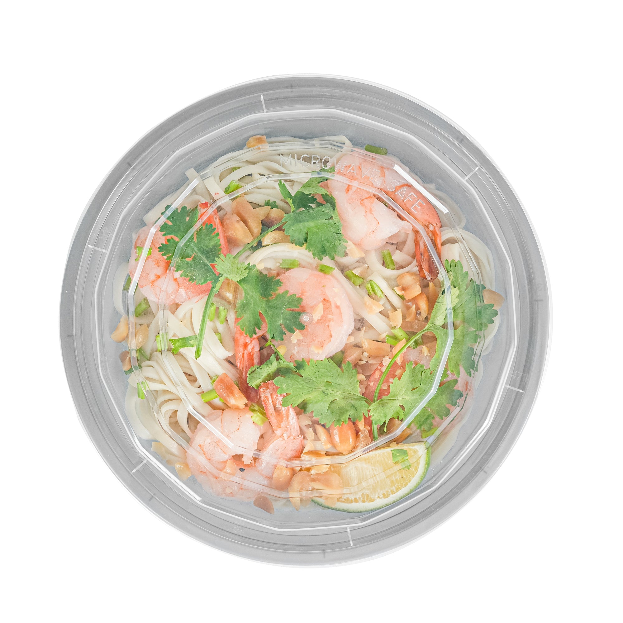 Asporto 24 oz Round Silver Plastic To Go Box - with Clear Lid, Microwavable - 7 1/4" x 7 1/4" x 1 1/2" - 100 count box