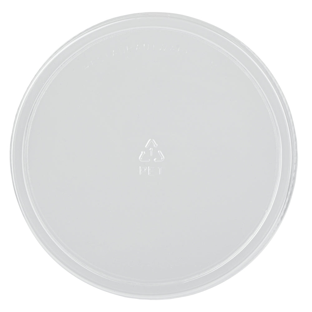 Maxi Serve Round Clear Plastic Lid - Fits 18 oz Salad Bowl - 200 count box