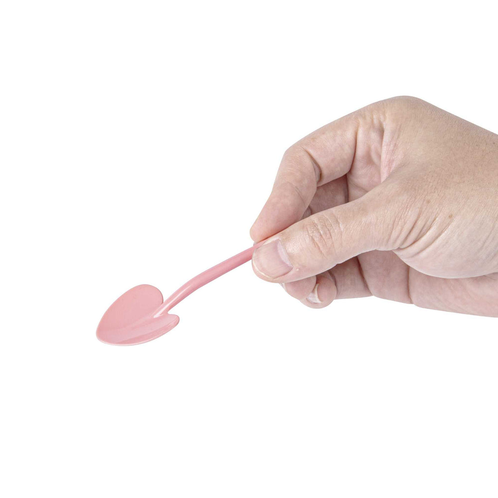 Coppetta Coral Plastic Love Shovel Spoon - 3 1/2" x 1 1/4" - 100 count box