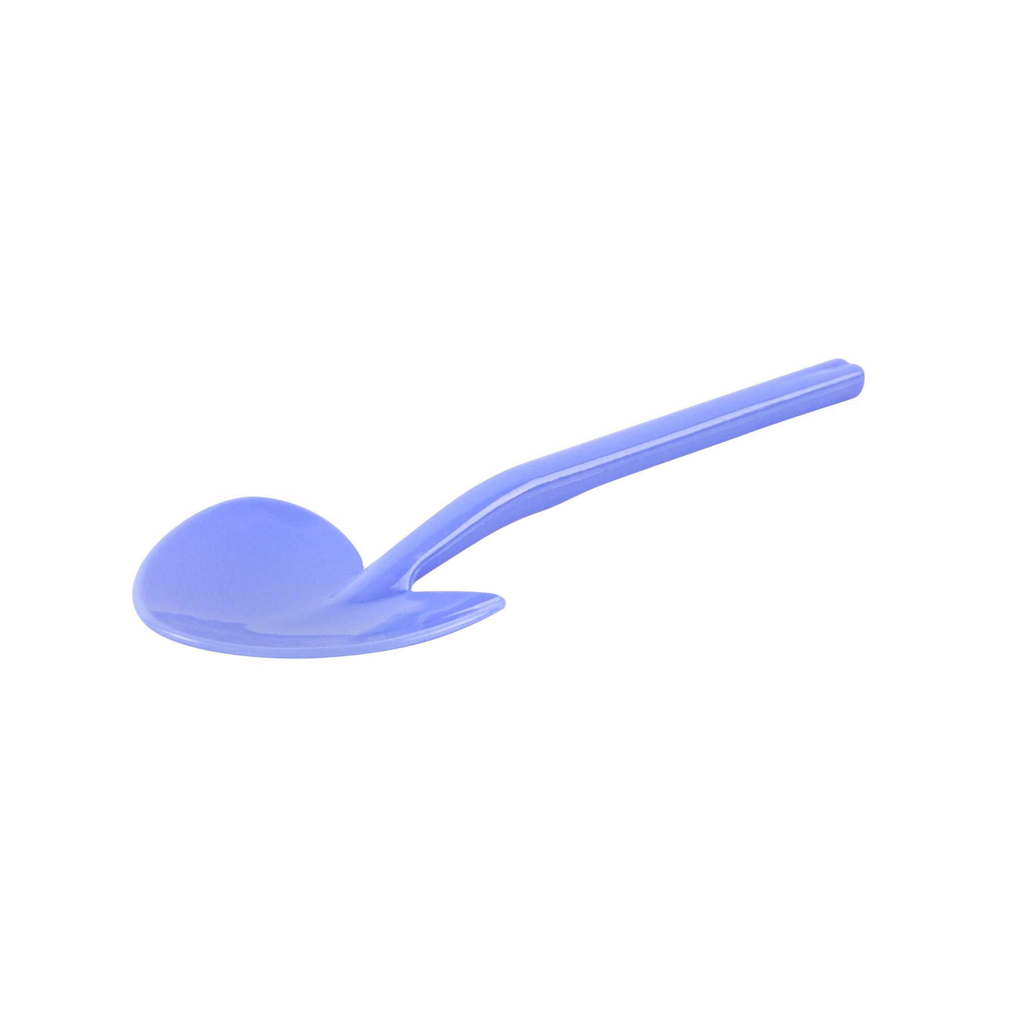 Coppetta Periwinkle Plastic Love Shovel Spoon - 3 1/2" x 1 1/4" - 100 count box