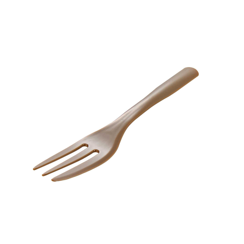 Coppetta Fashion Gray Plastic Cake Fork with Knife Edge - 4" x 3/4" - 100 count box