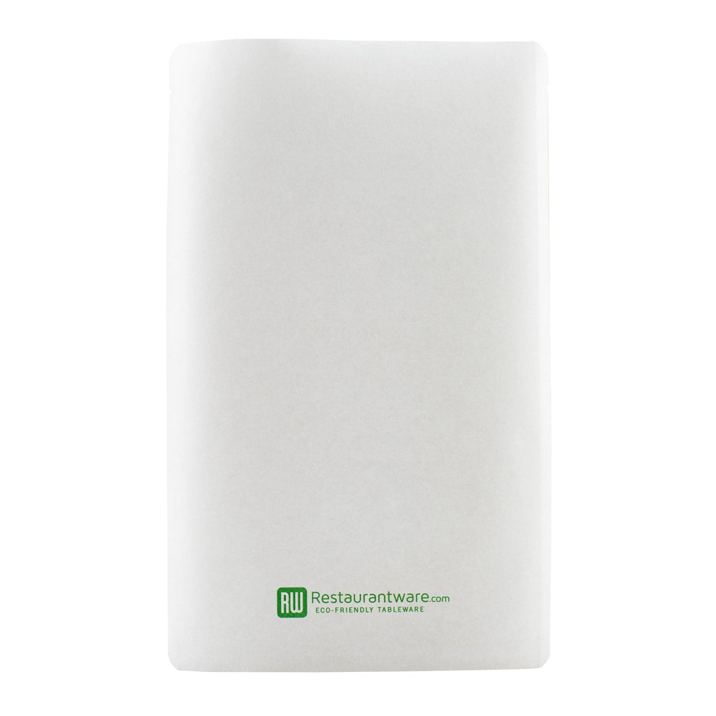 Bag Tek White Plastic Small Sandwich and Snack Bag - Heat Sealable - 8 1/4" x 5 1/4" - 100 count box