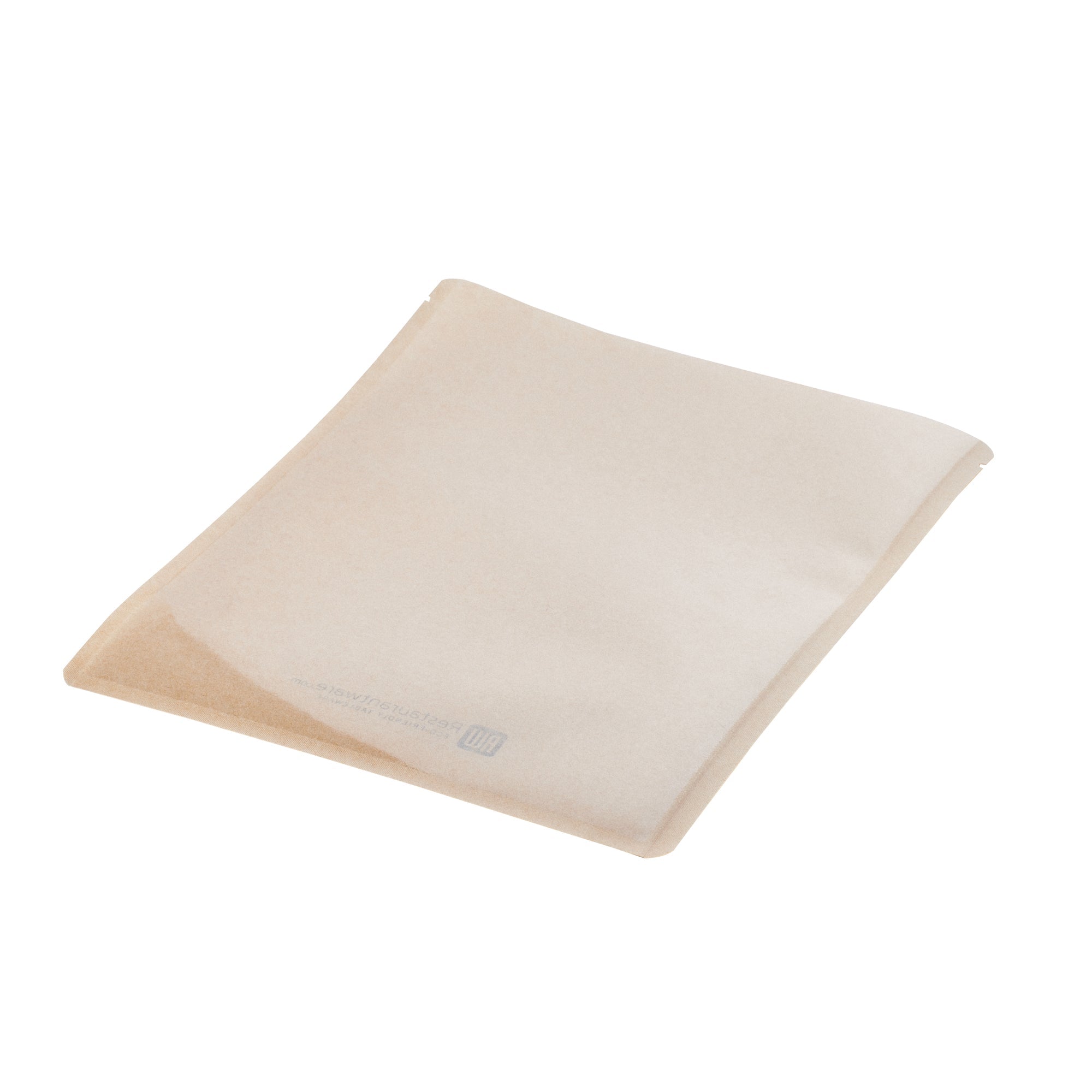 Bag Tek Kraft Plastic Medium Sandwich and Snack Bag - Heat Sealable - 8 3/4" x 6 1/2" - 100 count box