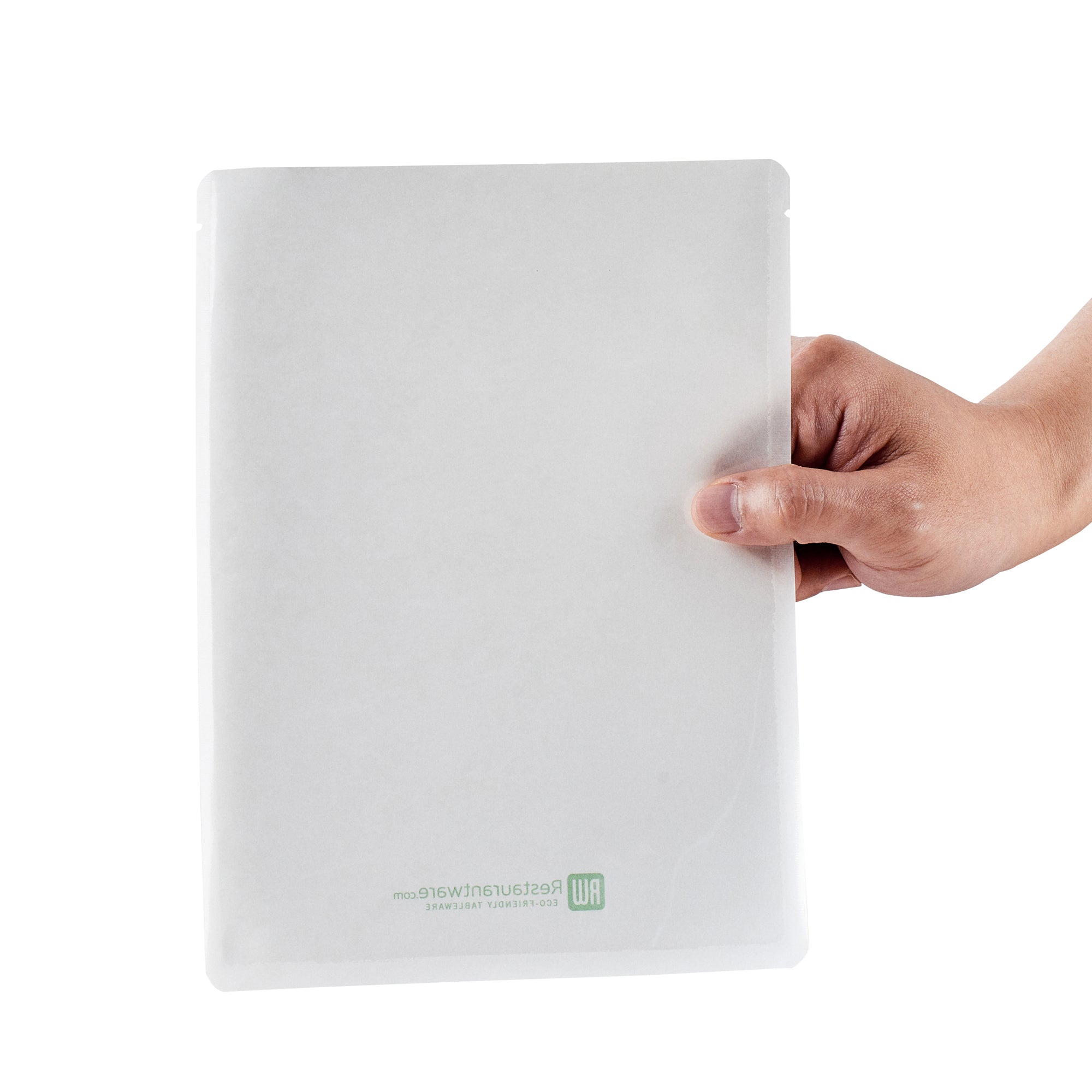 Bag Tek White Plastic Medium Sandwich and Snack Bag - Heat Sealable - 8 3/4" x 6 1/2" - 100 count box