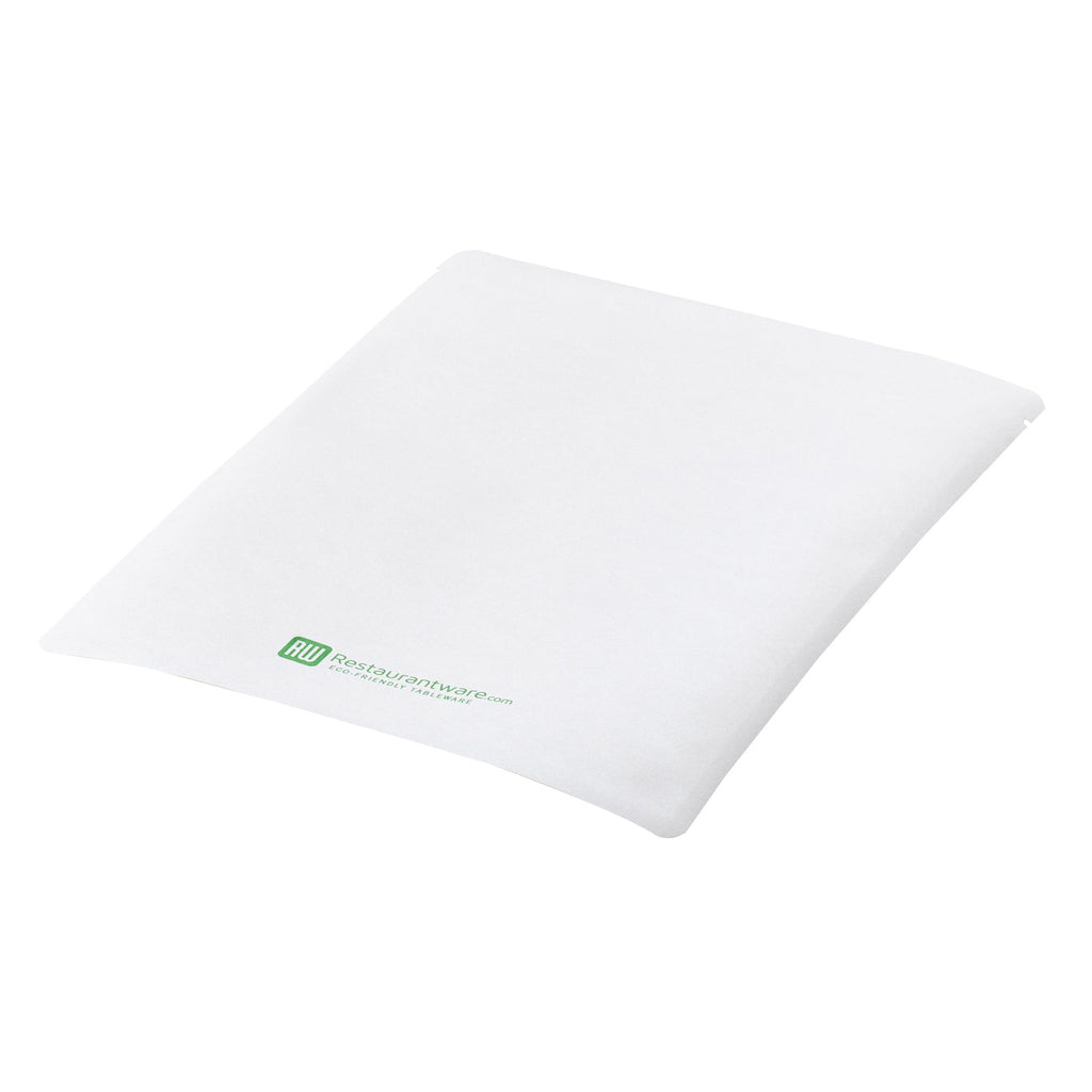 Bag Tek White Plastic Medium Sandwich and Snack Bag - Heat Sealable - 8 3/4" x 6 1/2" - 100 count box