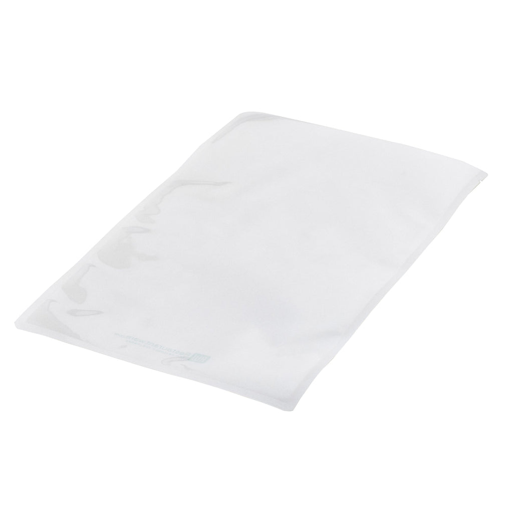 Bag Tek White Plastic Large Sandwich and Snack Bag - Heat Sealable - 11 1/2" x 6 3/4" - 100 count box