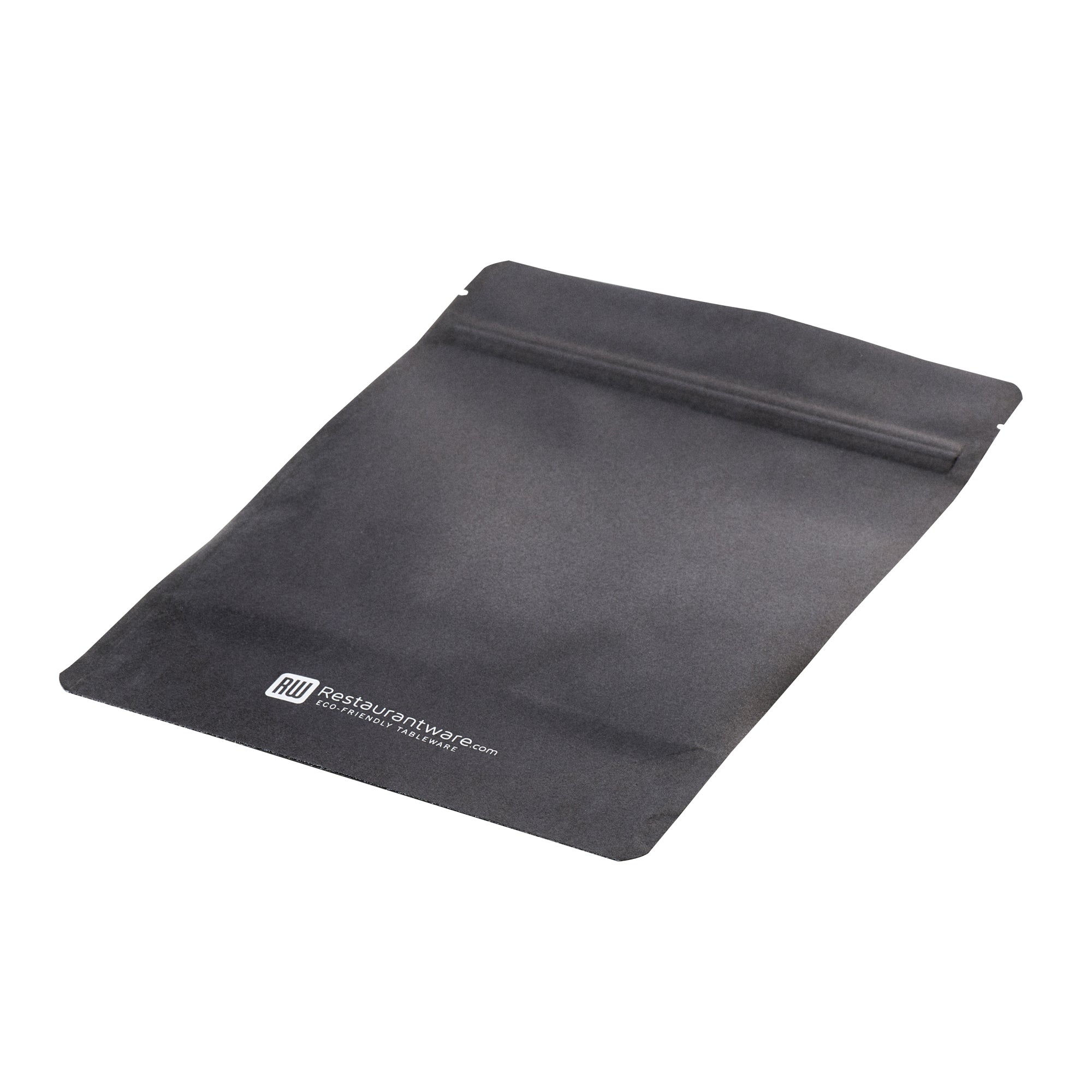 Bag Tek Black Plastic Large Window Bag - Heat Sealable - 9" x 6" x 1 1/2" - 100 count box