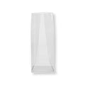 Bag Tek Clear Plastic Gusset Bag - Flat Bottom, Paper Insert, Heat Sealable - 2" x 1 1/2" x 5" - 100 count box