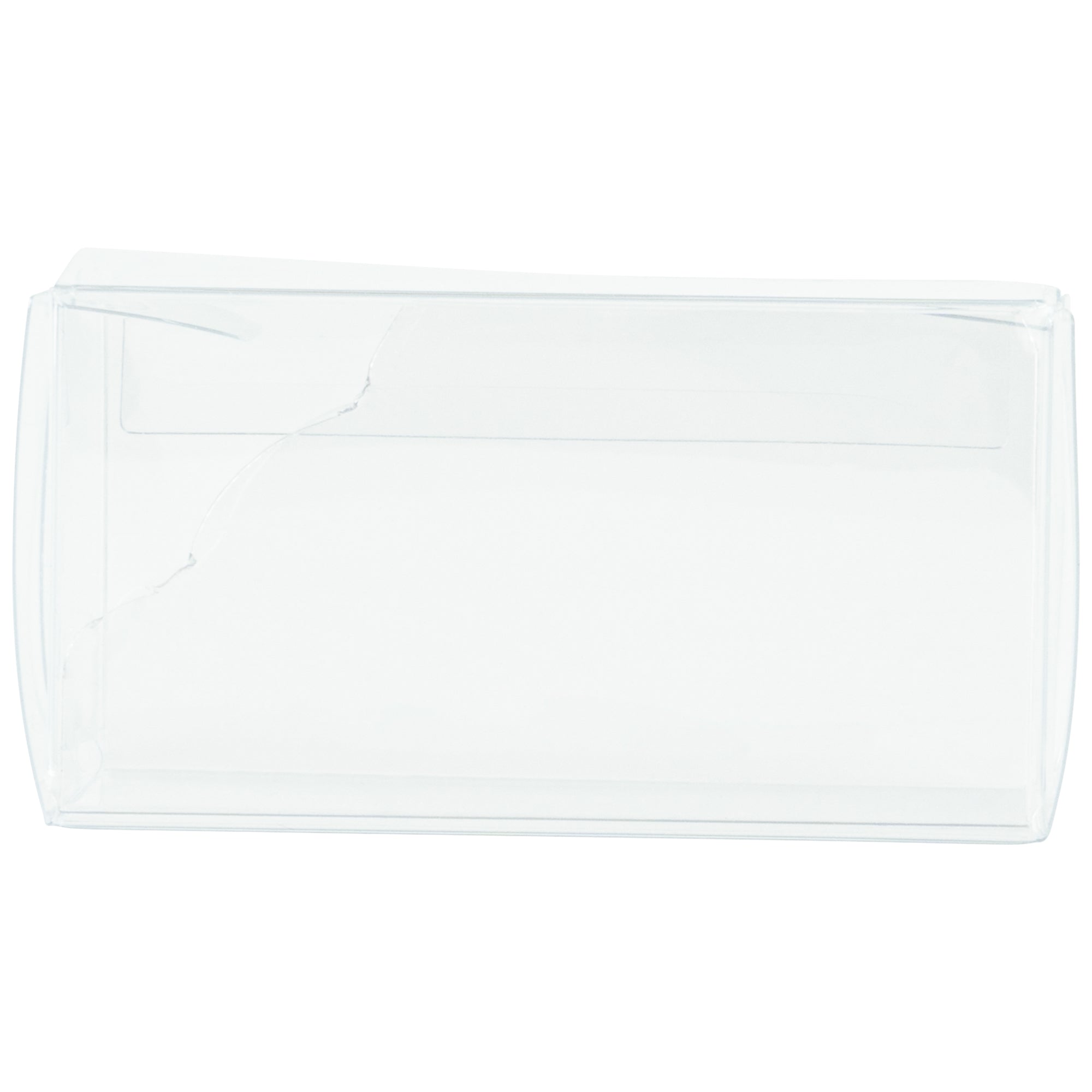 Sweet Vision Clear Plastic Candy Box - Tuck Top, with Sleeve - 1 1/2" x 1 1/2" x 2 3/4" - 100 count box