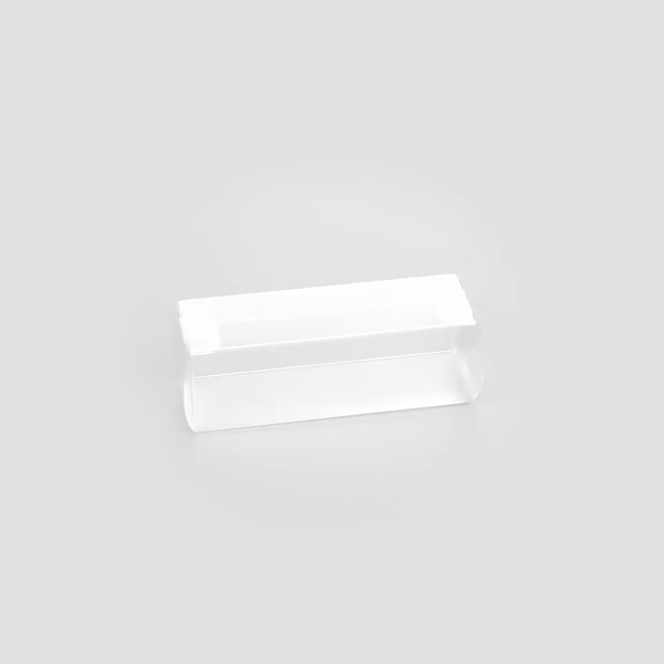 Sweet Vision Clear Plastic Candy Box - Tuck Top, with Sleeve - 1 1/2" x 1 1/2" x 4 1/4" - 100 count box