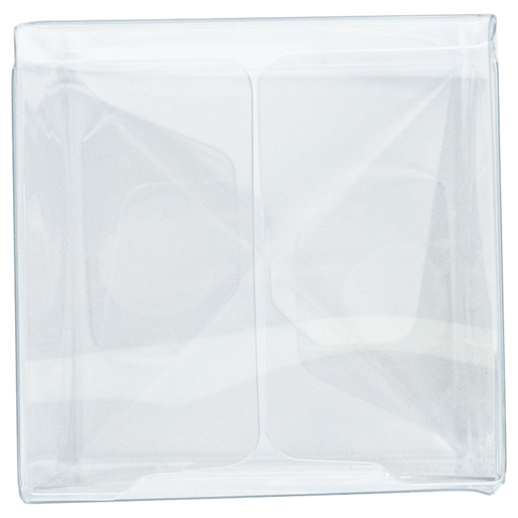 Sweet Vision Clear Plastic Favor Box - Tuck Top, Pop & Lock Bottom - 1 1/2" x 1 1/2" x 5" - 100 count box