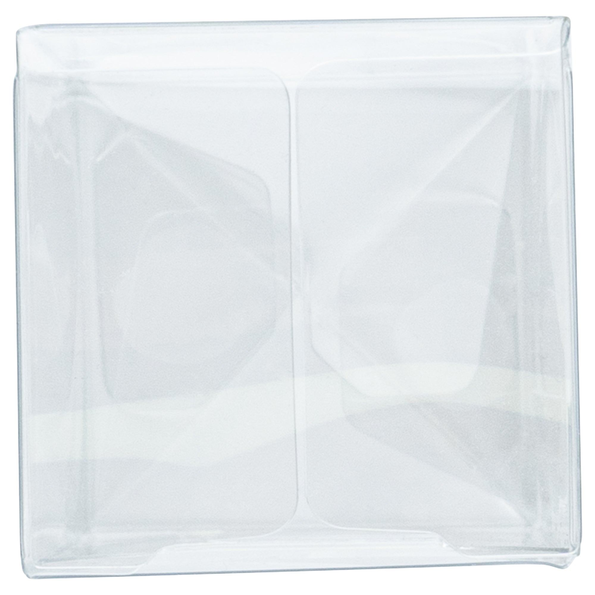 Sweet Vision Clear Plastic Favor Box - Tuck Top, Pop & Lock Bottom - 1 1/2" x 1 1/2" x 5" - 100 count box