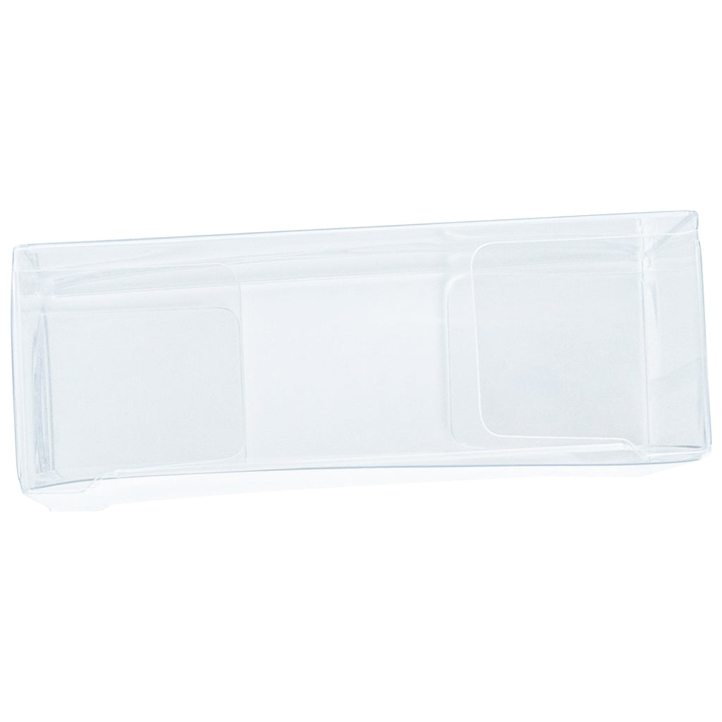 Sweet Vision Square Clear Plastic Candy Box - 3 1/4" x 1 x 3 1/4" - 100 count box