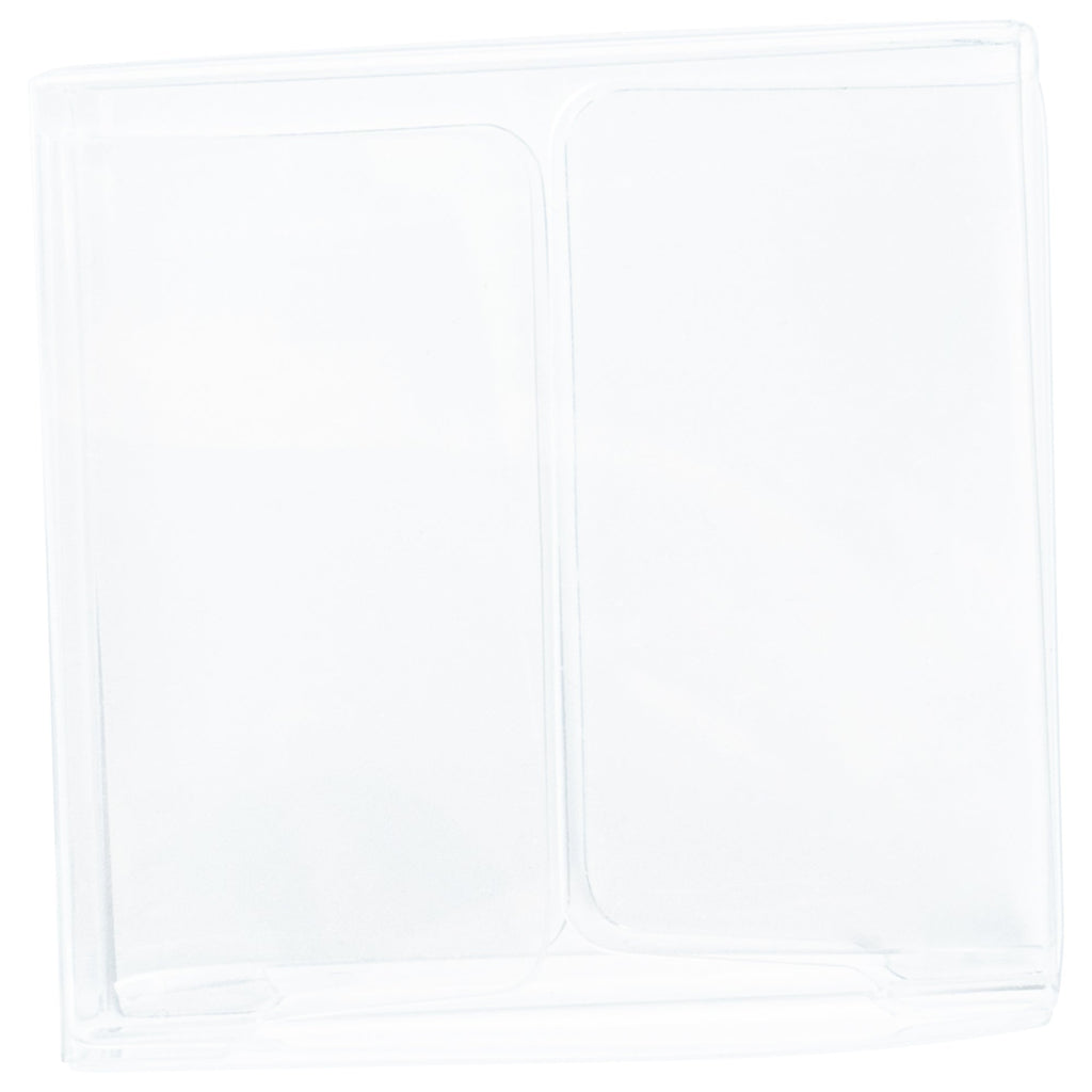 Sweet Vision Square Clear Plastic Favor Box - Folding Top - 2" x 2" x 1" - 100 count box