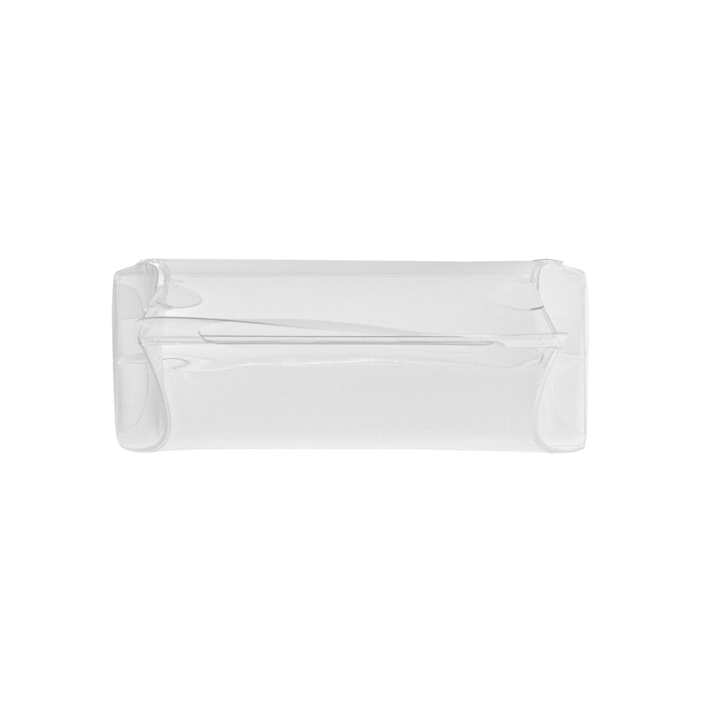 Sweet Vision Clear Plastic Purse Box - with Handle - 4" x 1 1/2" x 5 1/2" - 100 count box