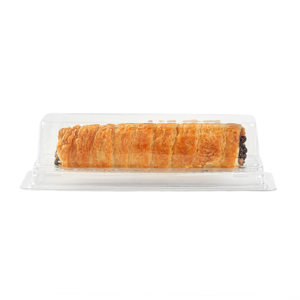 Thermo Tek 9 oz Rectangle Clear Plastic Pastry Box - with Lid - 7 3/4" x 2 3/4" x 2 1/4" - 100 count box