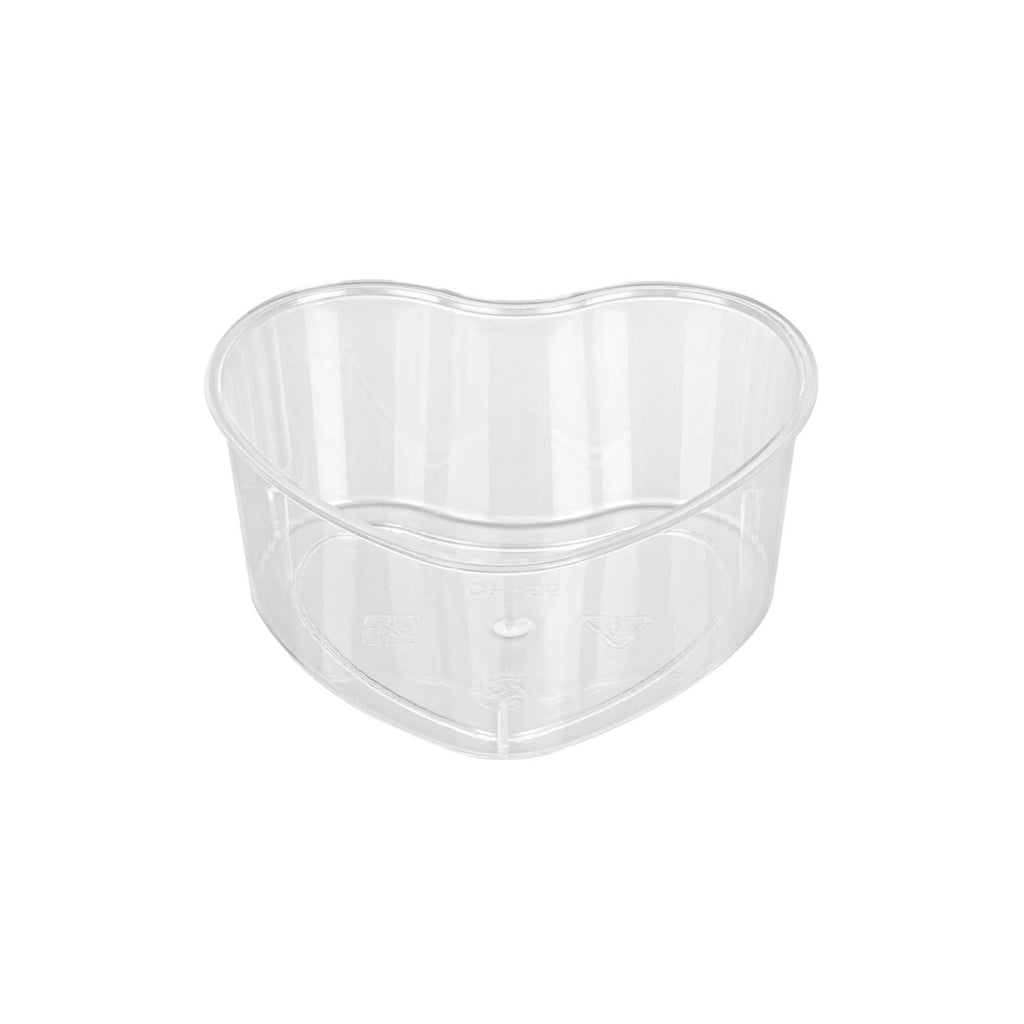 Mini Serve 3 oz Round Clear Plastic Mini Slope Cup - 2" x 2" x 3 3/4" - 100 count box