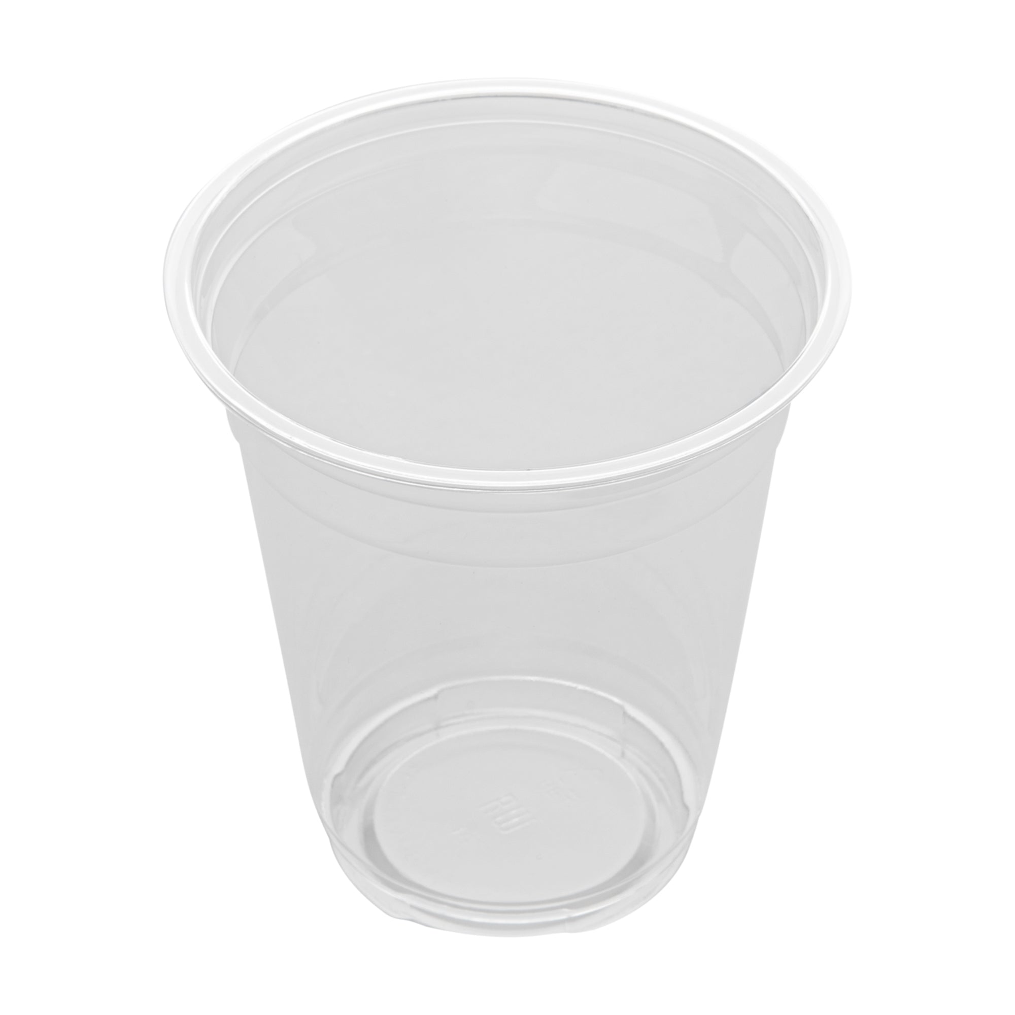 Visage 12 oz Clear Plastic Cup - 3 3/4" x 3 3/4" x 4" - 1000 count box