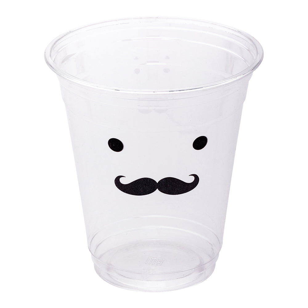Visage 12 oz Clear Plastic Cup - Monsieur - 3 3/4" x 3 3/4" x 4" - 100 count box