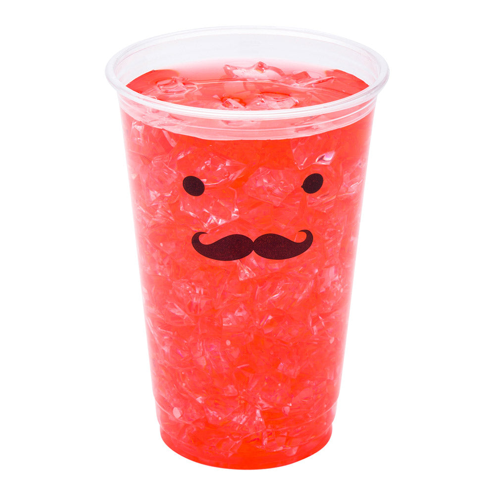Visage 16 oz Clear Plastic Cup - Monsieur - 3 3/4" x 3 3/4" x 5 1/4" - 100 count box