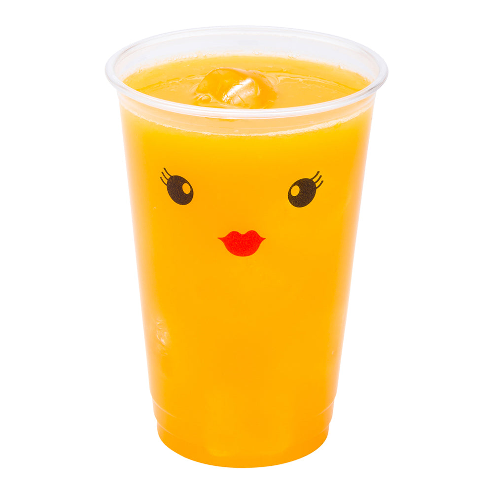 Visage 16 oz Clear Plastic Cup - Madame - 3 3/4" x 3 3/4" x 5 1/4" - 100 count box