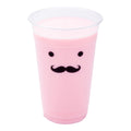 Visage 20 oz Clear Plastic Cup - Monsieur - 3 3/4" x 3 3/4" x 5 1/2" - 100 count box