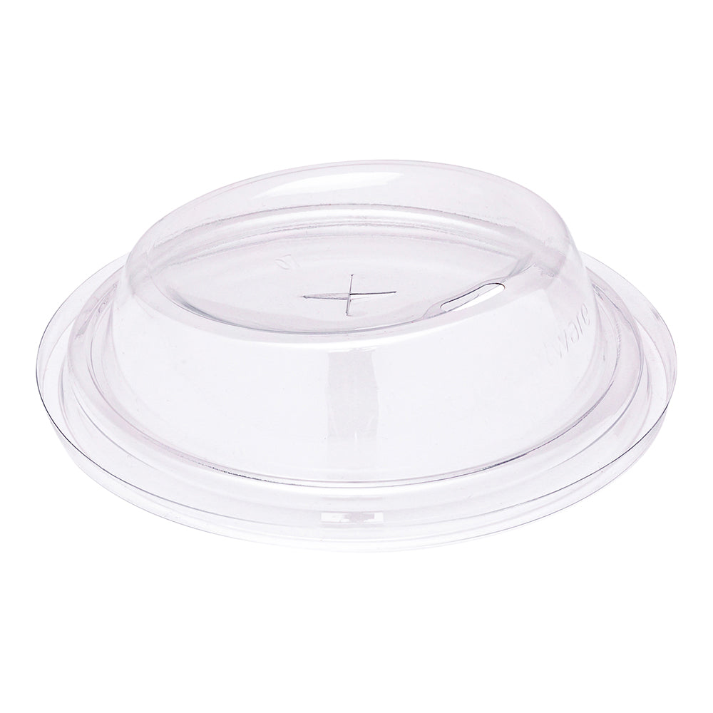 Visage Clear Plastic Top Hat 2-in-1 Straw or Sippy Cup Lid - Fits 9, 12, and 16 oz - 100 count box