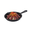 Voga 16 oz Black Melamine Serving Dish with Handle - Faux Cast Iron - 13" x 8 3/4" x 1 1/2" - 6 count box