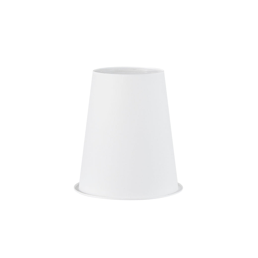 Bev Tek 12 oz Round Matte White Plastic Hot / Cold Drinking Cup - 3 1/2" x 3 1/2" x 4" - 100 count box