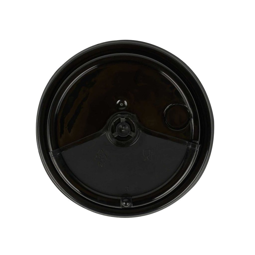 Bev Tek Black Plastic 2-in-1 Straw or Sip Coffee Cup Lid - Fits 8, 12, 16 and 20 oz - 100 count box